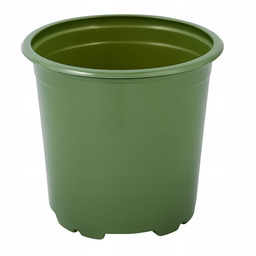 Doniczka produkcyjna okrągła 9cm 0,35L zielona miękka wytrzymała