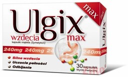 Ulgix Wzdęcia Max 240mg x30 kapsułek