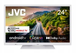 Jvc LT-24VAHM33W Biały telewizor 24" do campera 12V