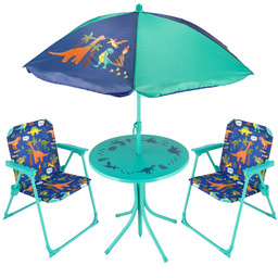 Zestaw Mebli Ogrodowych dla dzieci piknikowy parasol stolik