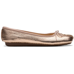 Baleriny Clarks Freckle Ice 26181353 Złoty