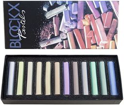 Honsell 49915 Blockx artystyczna kreda pastelowa, zestaw 12