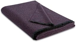 Biederlack Pled wełniany Purple