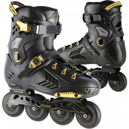 Rolki Łyżworolki Slalomowe Rekreacyjne Freeride Kółka Kauczukowe ABEC-9