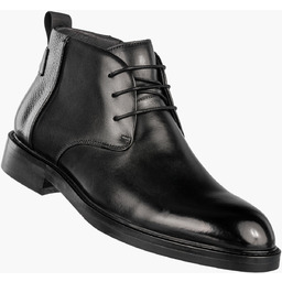 Buty Męskie JOHN DOUBARE Skórzane Botki Eleganckie Czarne