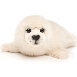 Uni-Toys - foka biała - 32 cm (długość)