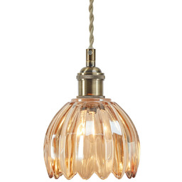 Lampa Wiszące Markslöjd, Gotta, antyczny mosiądz, salon, szkło