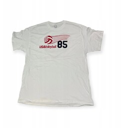 Koszulka męska biała Port Company Volleyball 85 XL