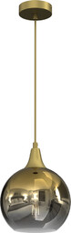Lampa wisząca MONTE GOLD, 20 cm, MLP8400, złoty/dymiony,