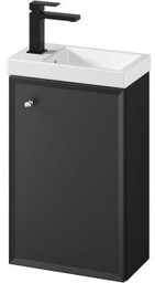 CERSANIT Szafka z umywalką MILOS 40 czarny mat