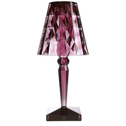 Kartell - Big Battery Lampa Stołowa Plum