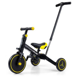 MILLY MALLY Rowerek biegowy Optimus Plus 4w1 Czarno-żółty