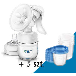 Philips Avent, Laktator ręczny SCF 330/20 pojemniki