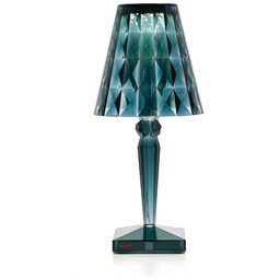 Kartell - Big Battery Lampa Stołowa Light Blue