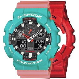 G-SHOCK SET GA-100B-4AER + BEZEL 10410475 + PASEK
