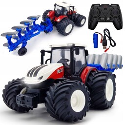 Traktor Ciągnik Zdalnie Sterowany Na Pilota Rc Pług