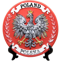 Talerz dekoracyjny Polska - mały