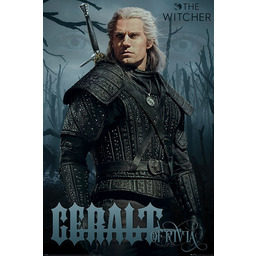 Wiedźmin The Witcher Geralt - plakat