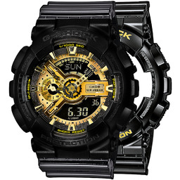 G-SHOCK SET GA-110GB-1AER + BEZEL 10523429 + PASEK