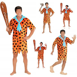 Kostium Fred Flintstonowie Strój Jaskiniowiec Na Halloween Karnawał