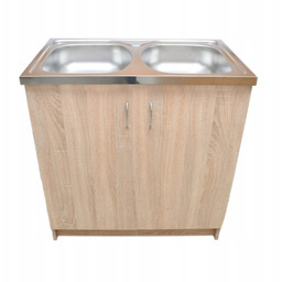 Szafka kuchenna pod zlewozmywak Deftrans 50x80cm dąb sonoma