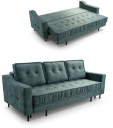 Stylowa sofa z funkcją spania Ara na wysokich