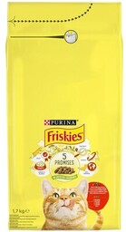 PURINA Friskies Karma dla kotów z mieszanką wołowiny