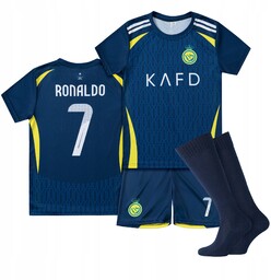 Strój komplet piłkarski getry Ronaldo 7 rozm. 116