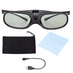 Okulary 3D Dlp Usb Akumulatorowe Aktywne Okulary