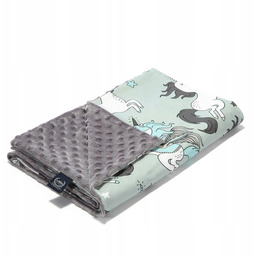 La Millou Lekki Kocyk Minky M Unicorn Grey