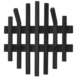 Wieszak ścienny czarny 38 cm Soline