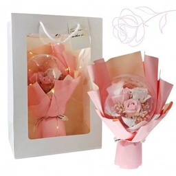 ECARLA Bukiet zapachowych kwiatów mydlanych w torebce