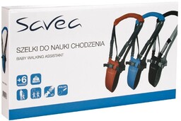 Savea, Szelki do nauki chodzenia, czerwono-czarne