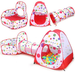 NAMIOT DLA DZIECI TUNEL 3w1 iglo SUCHY BASEN