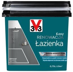 Farba Renowacyjna Easy Renowacja Łazienka antracyt 0,75 l