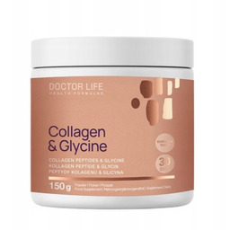 Doctor Life Peptydy kolagenowe z Glicyną suplement diety