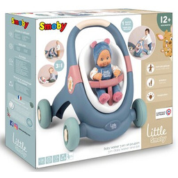 SMOBY Wózek Little 3w1 7600140308 + lalka