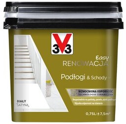 Farba Renowacyjna Easy Renowacja Podłogi Schody biały 0,75