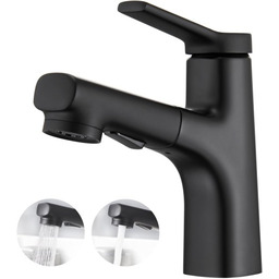 Bateria umywalkowa 22 cm z wyciąganą wylewką