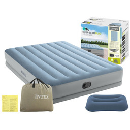 Materac Dmuchany Dwuosobowy 152x203x36 Intex 64159 z Pompką