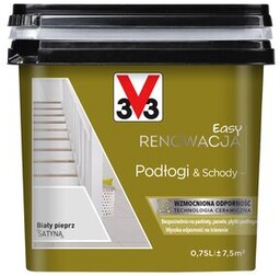 Farba Renowacyjna Easy Renowacja Podłogi Schody biały pieprz