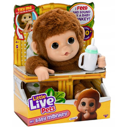 Little Live Pets Interaktywna Maskotka Małpka Małpa Mango