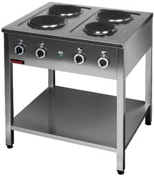 KROMET Kuchnia gastronomiczna elektryczna 4-płytowa 000.KE-4M