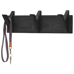 Wieszak ścienny czarny 40 cm Soline