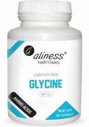 Aliness - Glycine 800 mg - 100 kapsułek