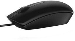 Dell Mysz przewodowa optyczna USB czarna MS116