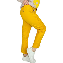 Damskie eleganckie spodnie kolorowe cygaretki PERILA-38