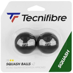 Piłki Do Squasha TECNIFIBRE DOUBLE YELLOW Squash Ball