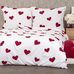 4Home Pościel bawełniana Red Hearts , 140 x