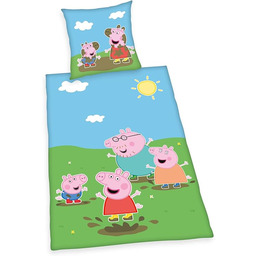 Herding Zestaw pościeli ze świnką Peppa, poszewka